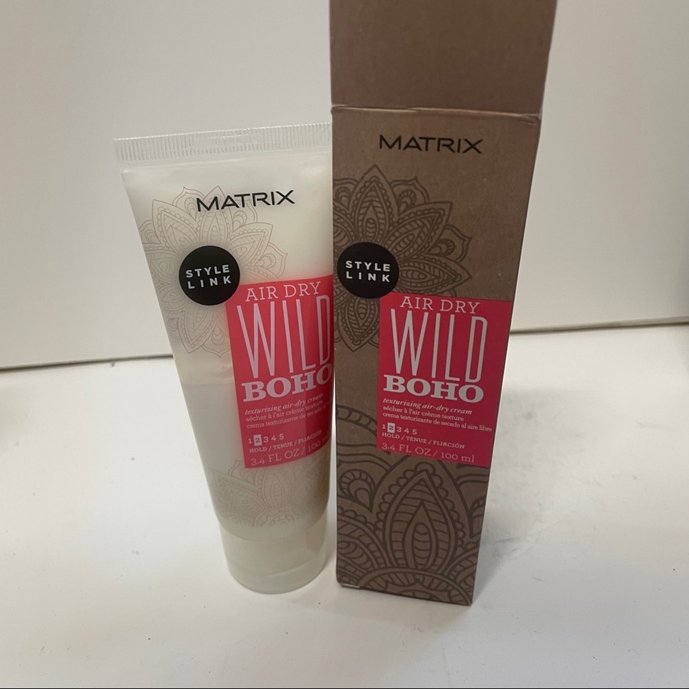 Matrix Style Link Air Dry Wild Boho Texturizing Air Dry Cream 3.4 OZ HTF